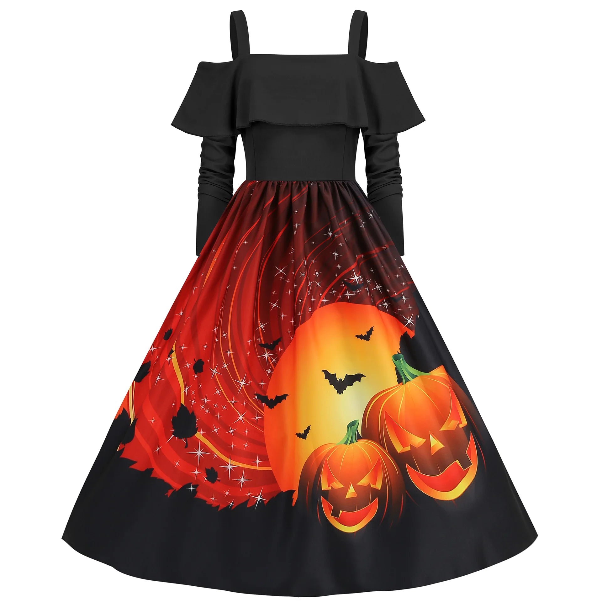Enchanting Gothic Halloween & Christmas Party Dress - Image 23