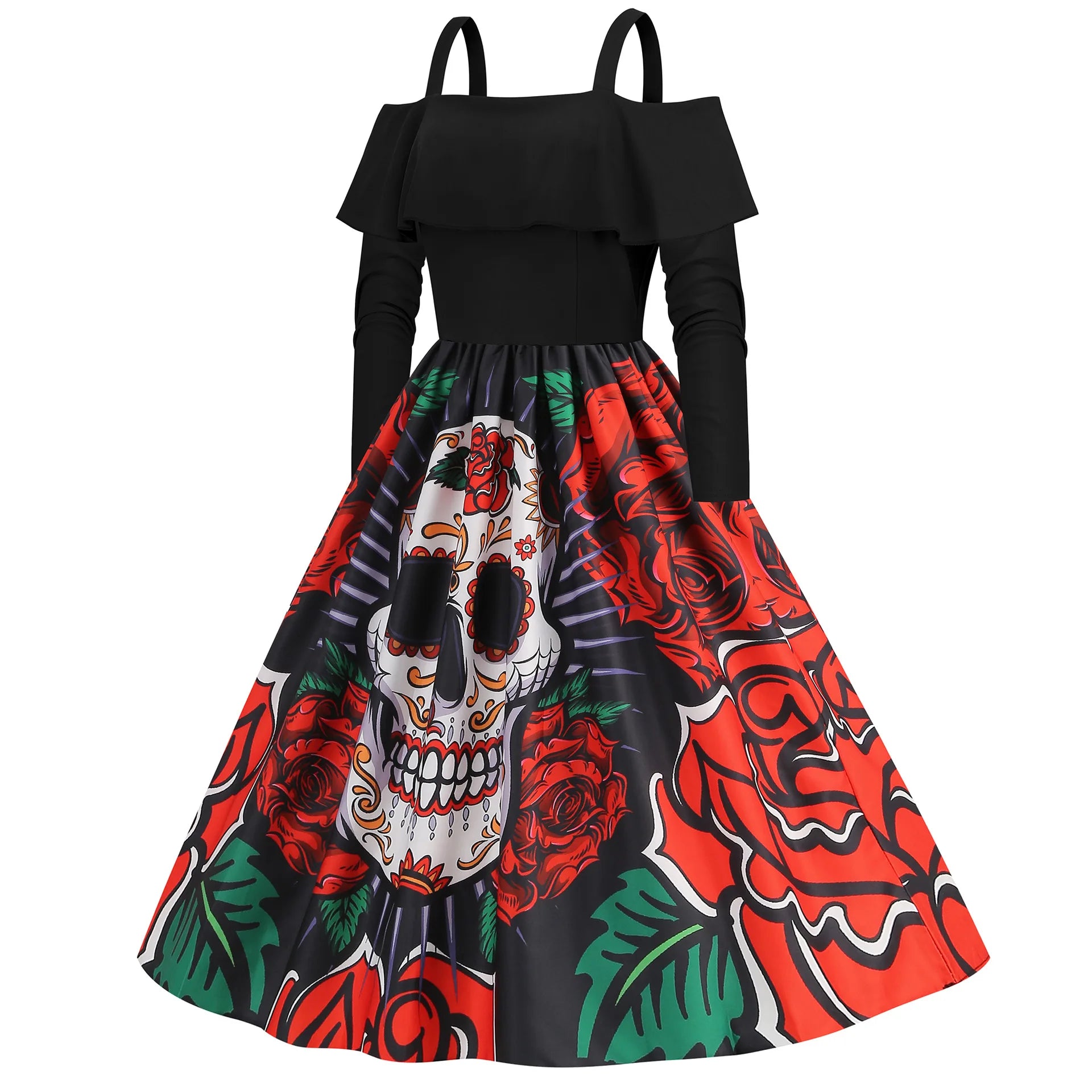Enchanting Gothic Halloween & Christmas Party Dress - Image 64