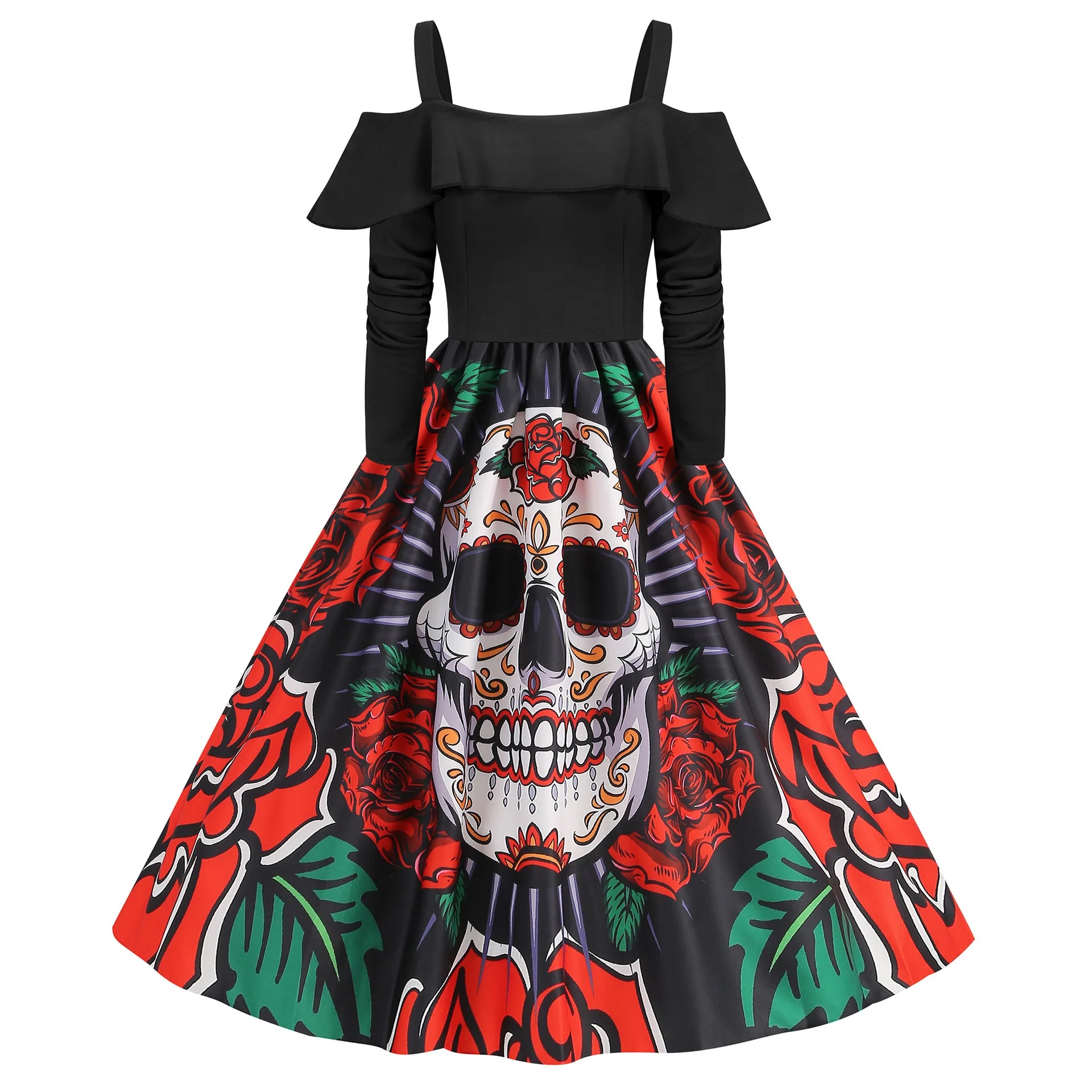 Enchanting Gothic Halloween & Christmas Party Dress - Image 63