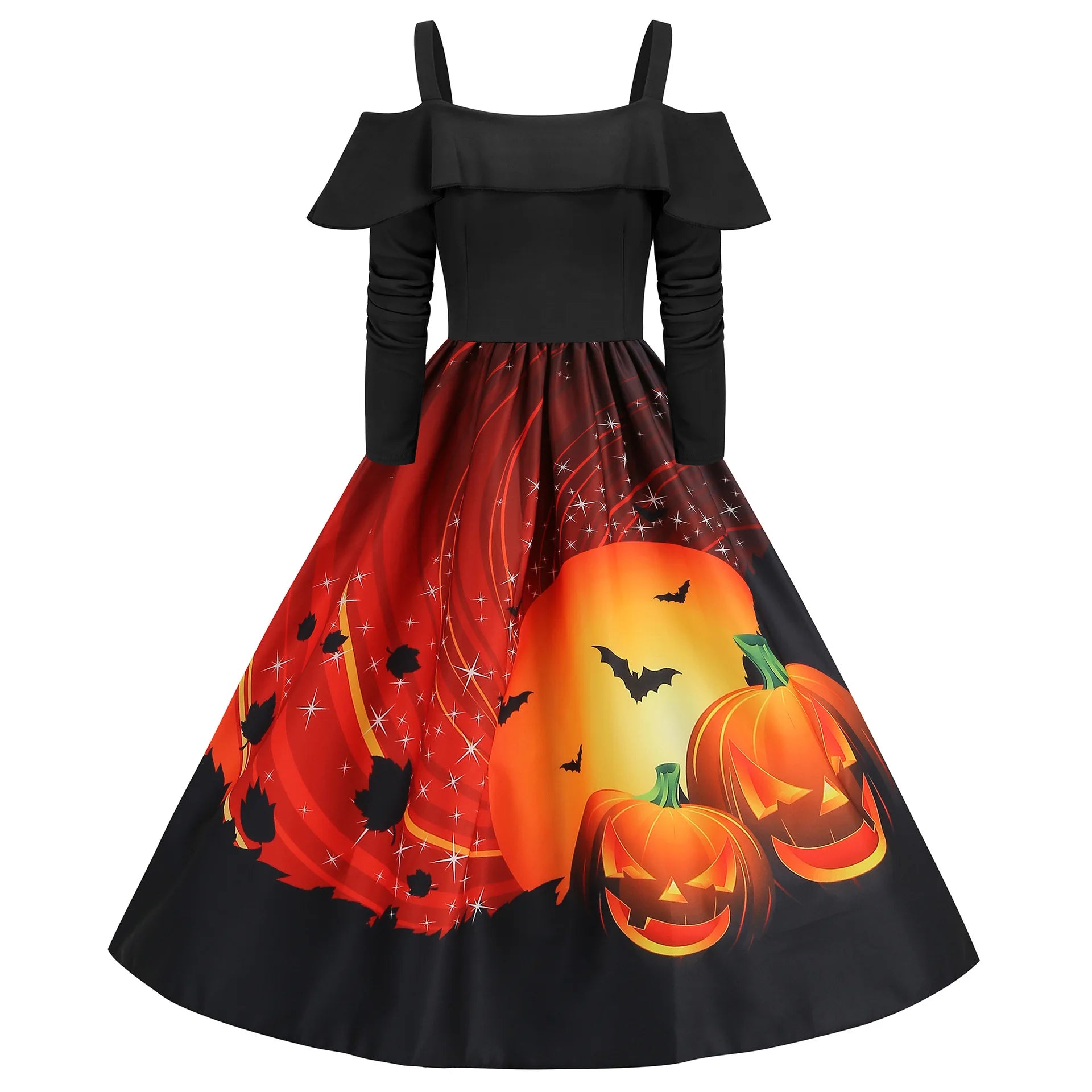 Enchanting Gothic Halloween & Christmas Party Dress - Image 21