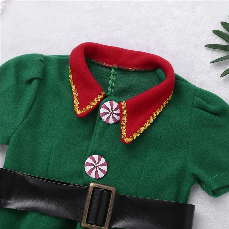 Festive Santa Cosplay Costume for Kids - Image 14