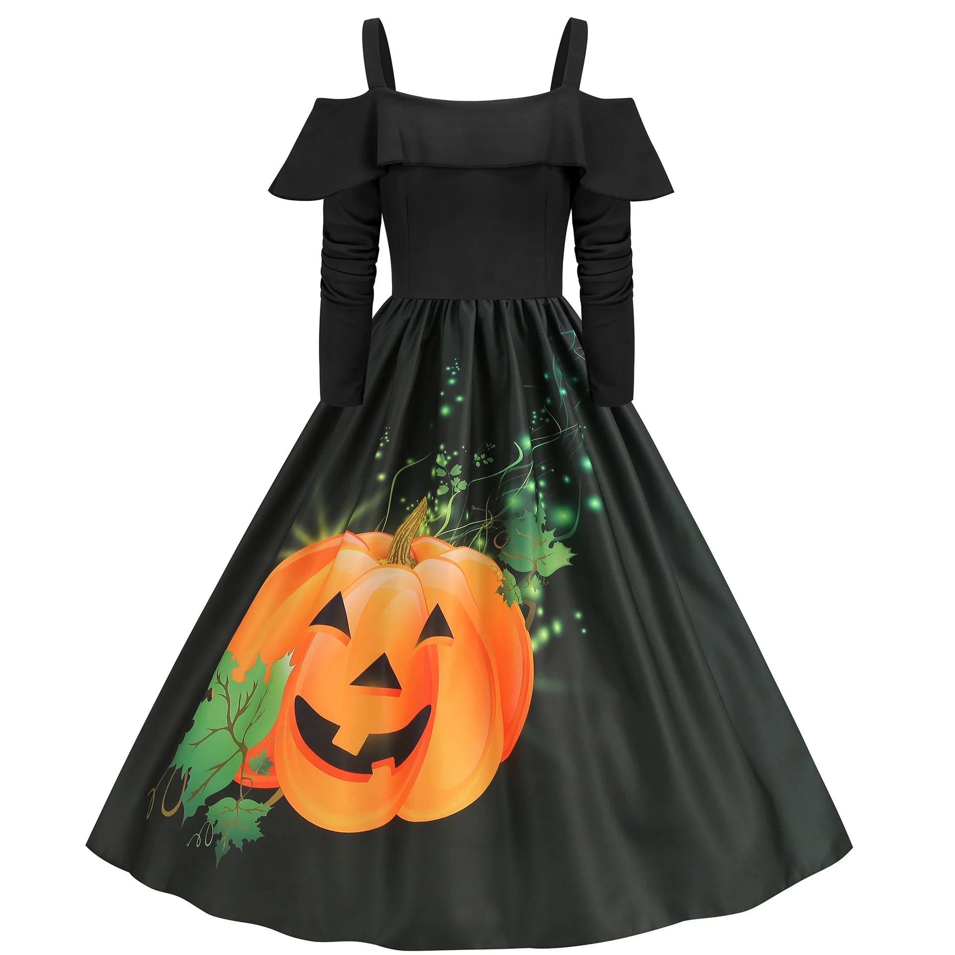 Enchanting Gothic Halloween & Christmas Party Dress - Image 28