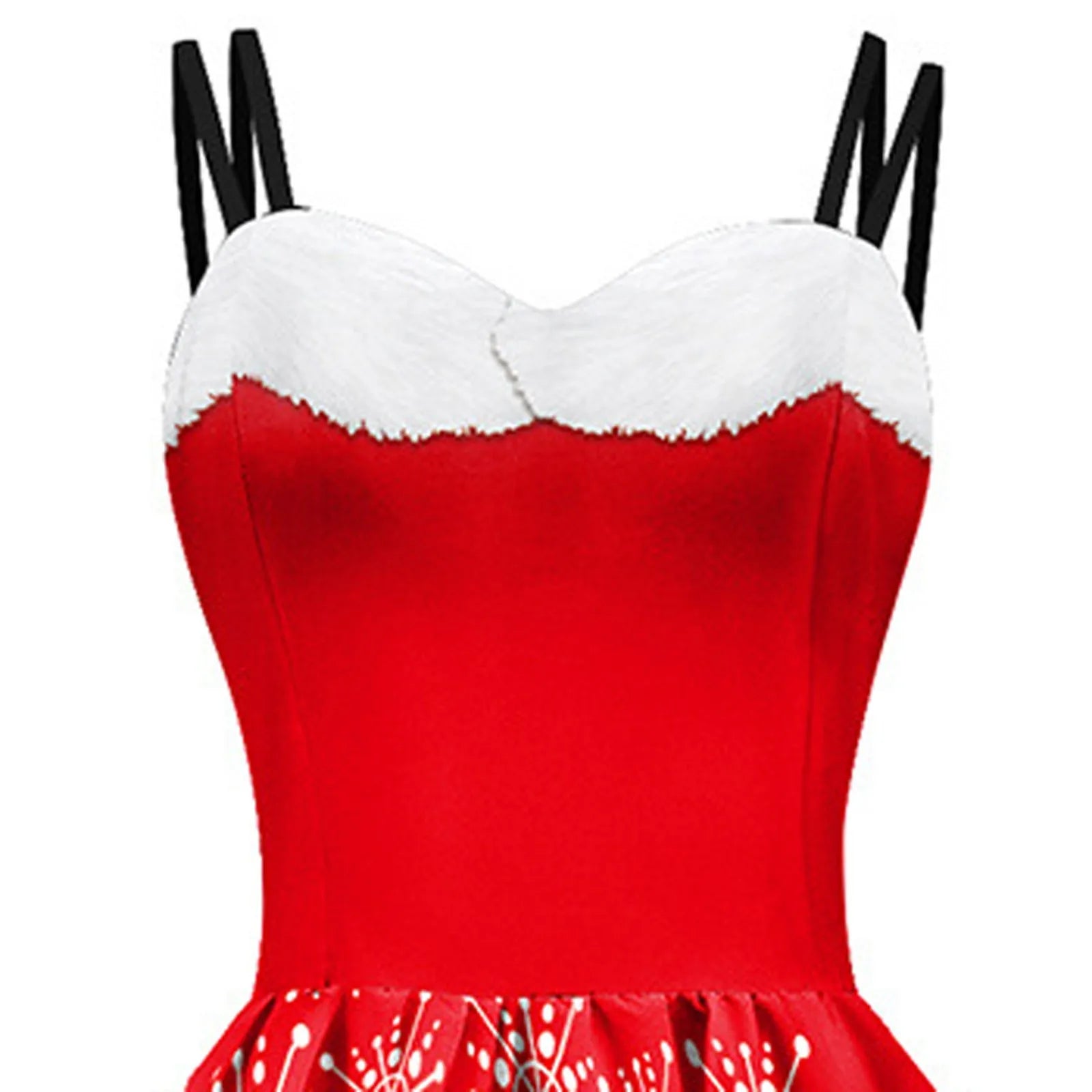Charming Vintage Christmas Elk Print Tea Dress - Image 10