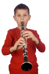 child playing clarinet