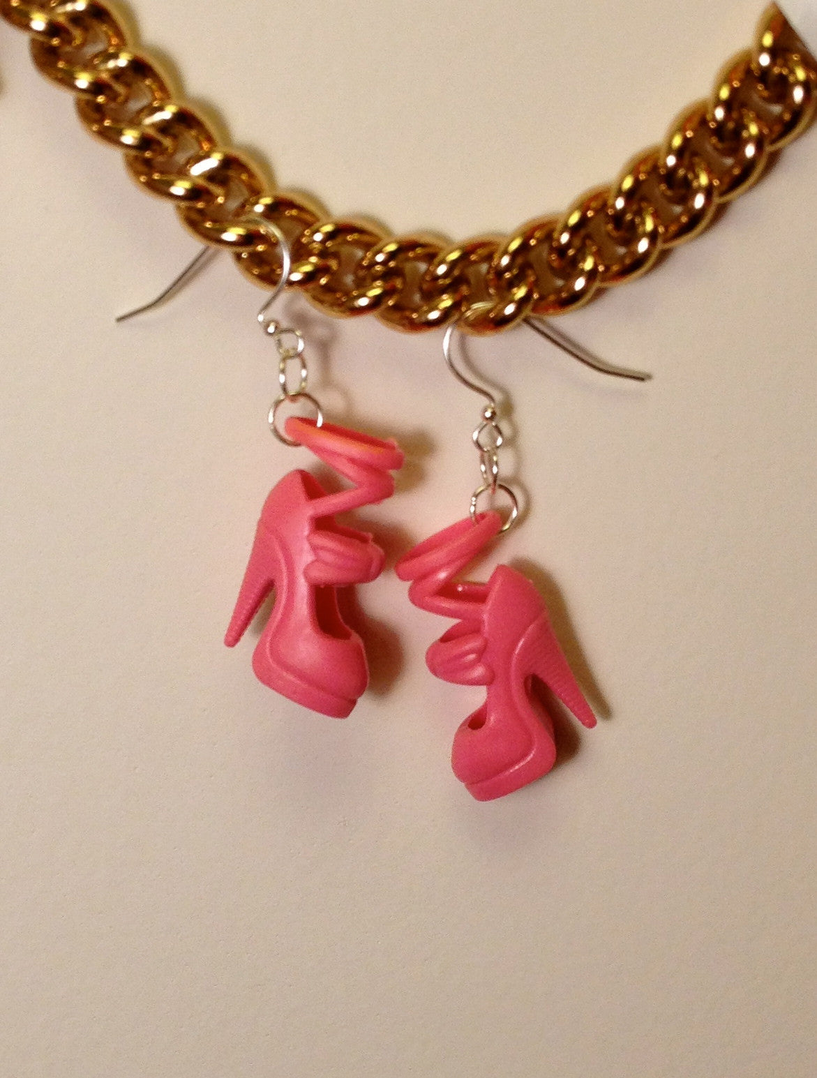 barbie shoe earrings