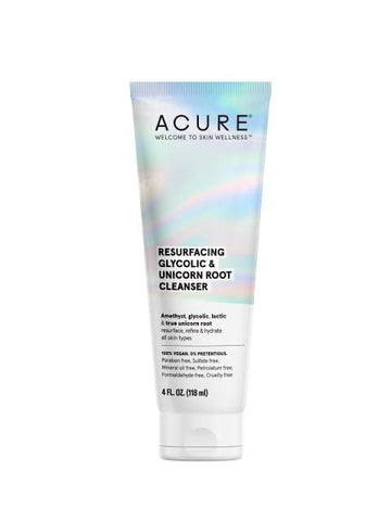 Acure Resurfacing Glycolic and Unicorn Root Cleanser
