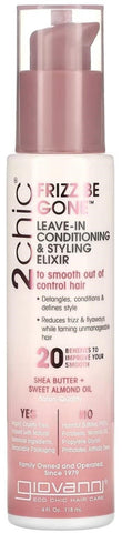 Giovanni 2chic Frizz be Gone Leave-in Cond & Elixir 40z