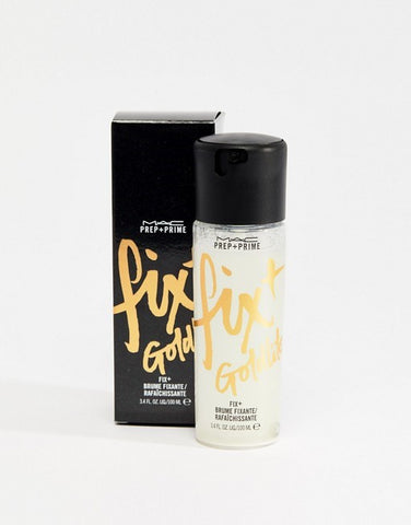 Prime Fix + MAC Prep + Shimmer the Goldlite Makeup Setting Spray