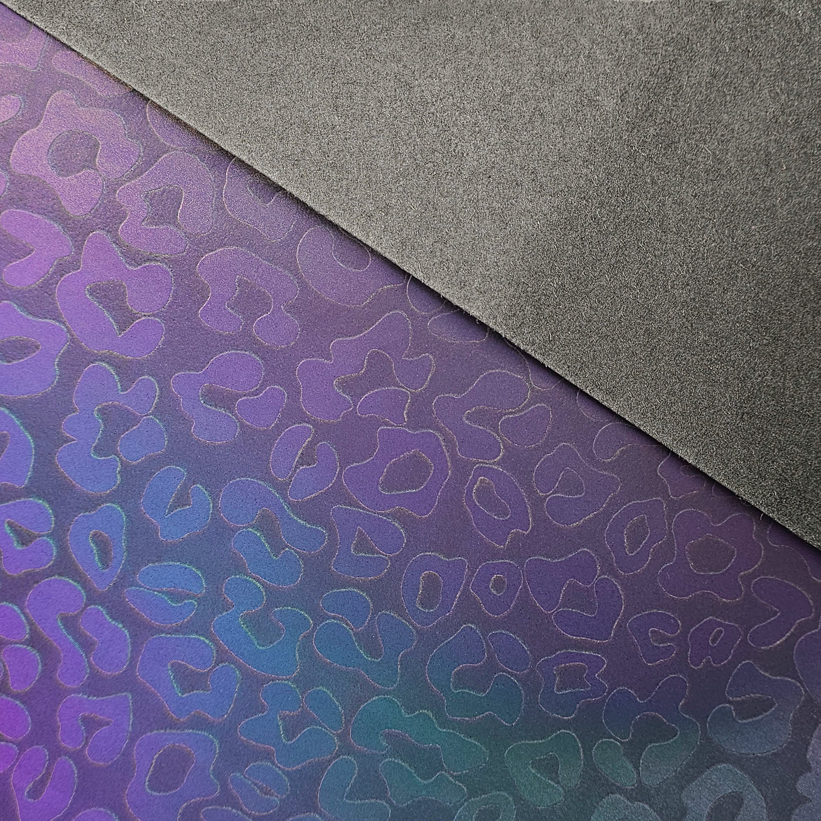 Reflective Leopard (B Grade) | 18" Textured Luxe Vinyl Roll - Mid-Weight