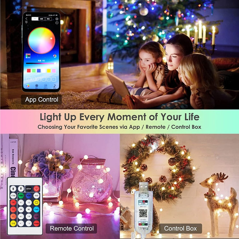 smart christmas light projector