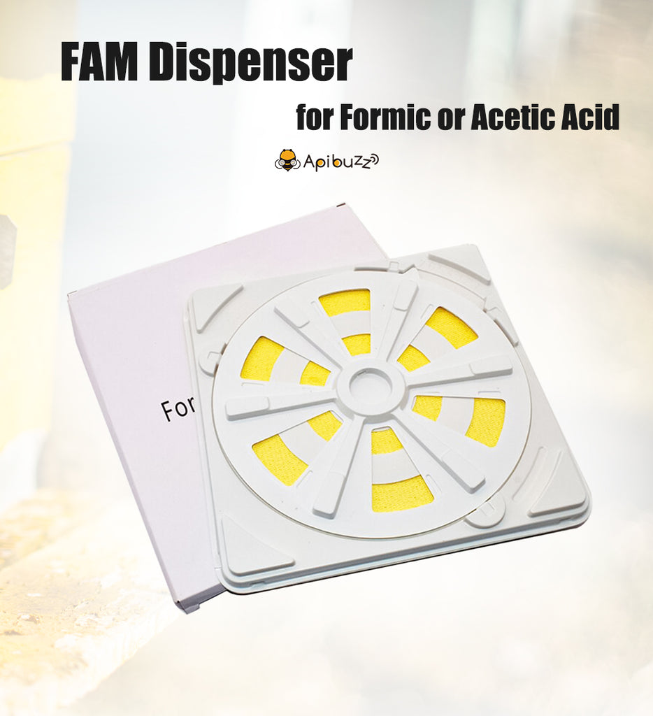 FAM Dispenser - formic acid for bees - varroa mite treatment - bee supplies