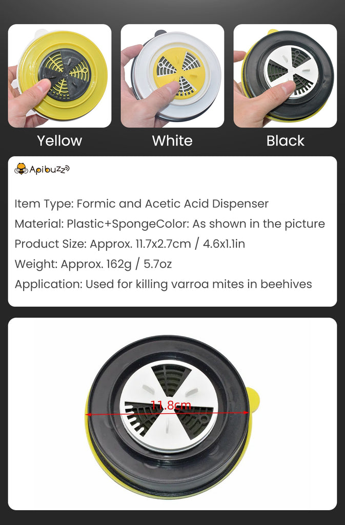 Acetic and Formic Acid Dispenser - beekkeeping supplies - honey bees treatment