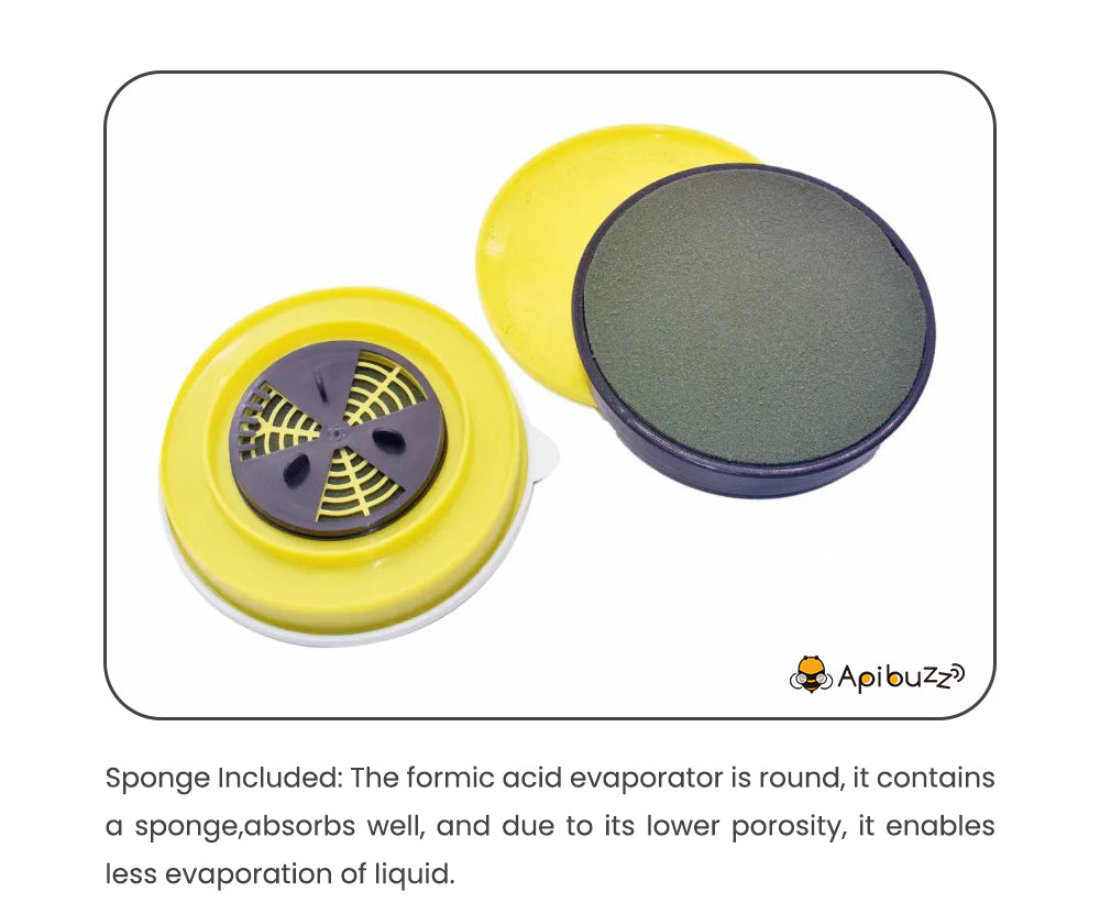 Dispensador de ácido acético y fórmico - tratamiento varroa - tratamiento ácaros de la colmena