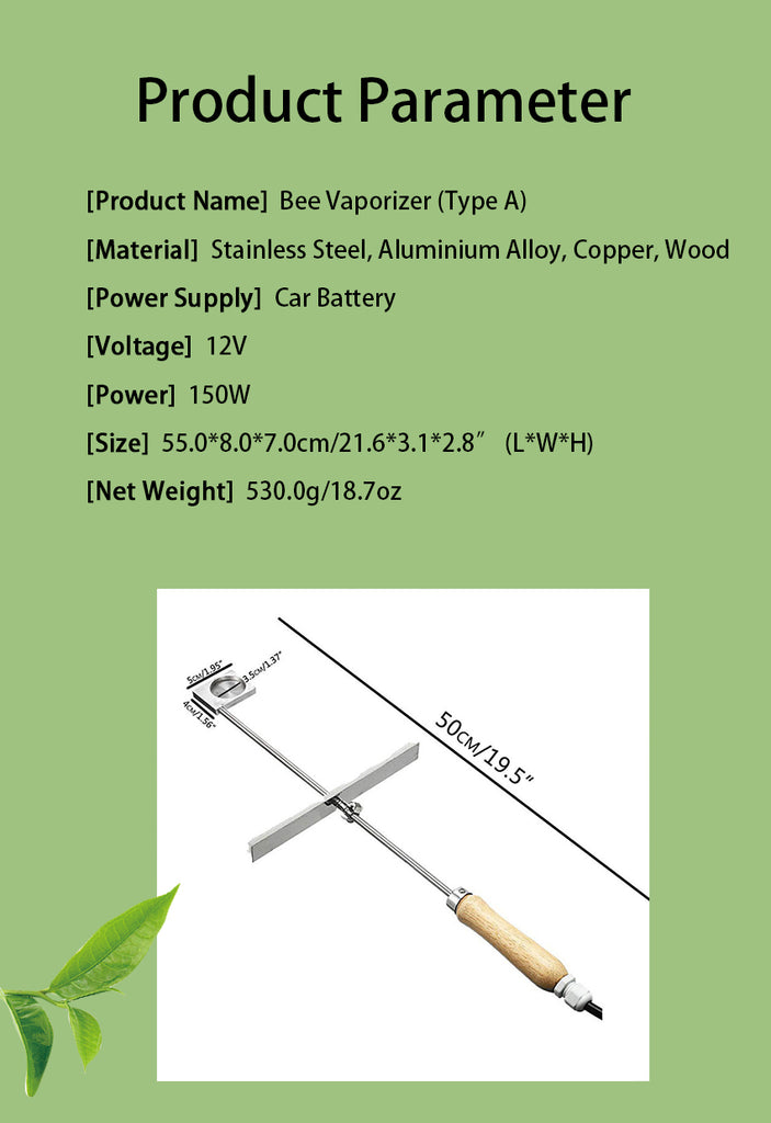 Varomorus oxalic acid vaporizer - varroa mite treatment