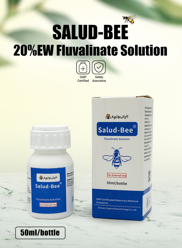 SALUD-BEE 20% EW Tau-fluvalinate Solution - varroa destructor treatment - beekeeping starter kit