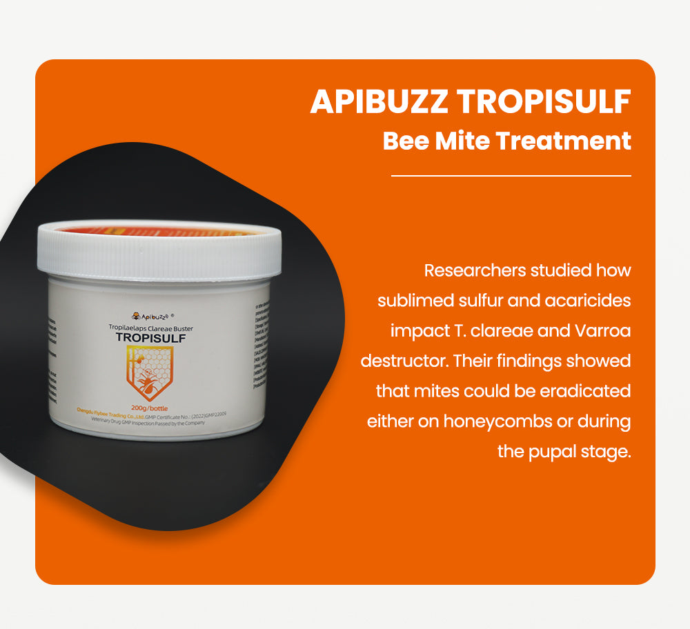 TROPISULF - Azufre Sublimado para el Tratamiento de los Ácaros Tropilaelaps