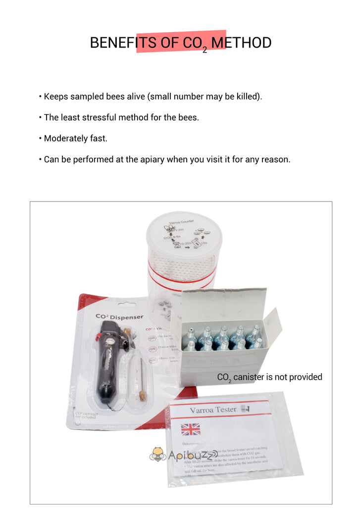 honey bee mite test - varroa destructor treatment