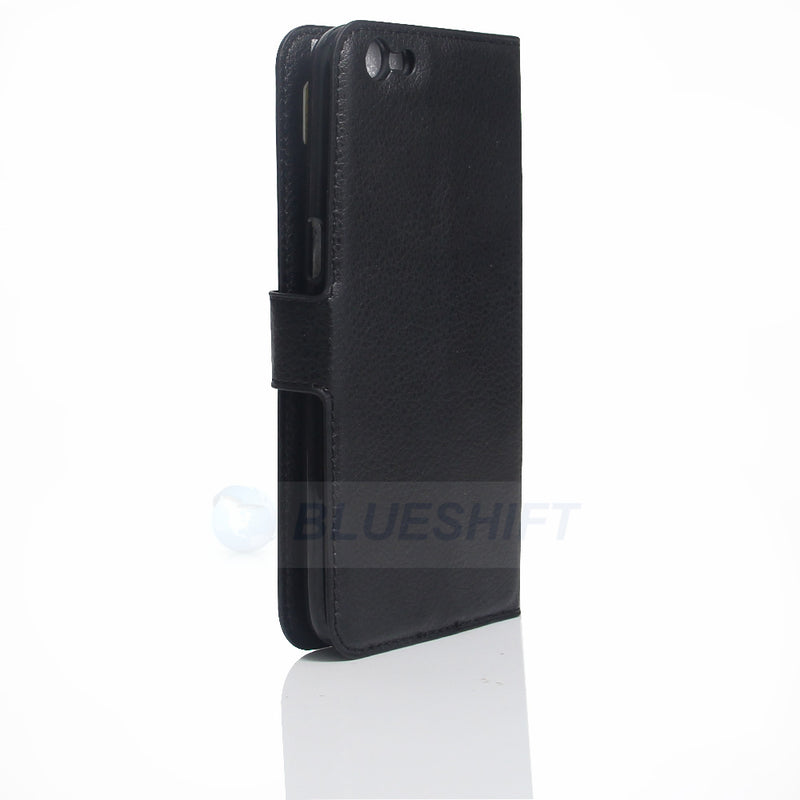 OPPO A77 PU Wallet Case (Black)
