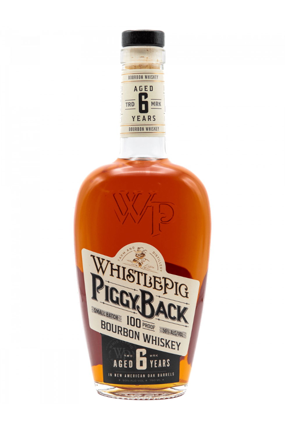 PiggyBack 100 Proof Bourbon (750ml) - WhistlePig Tasting Room product image