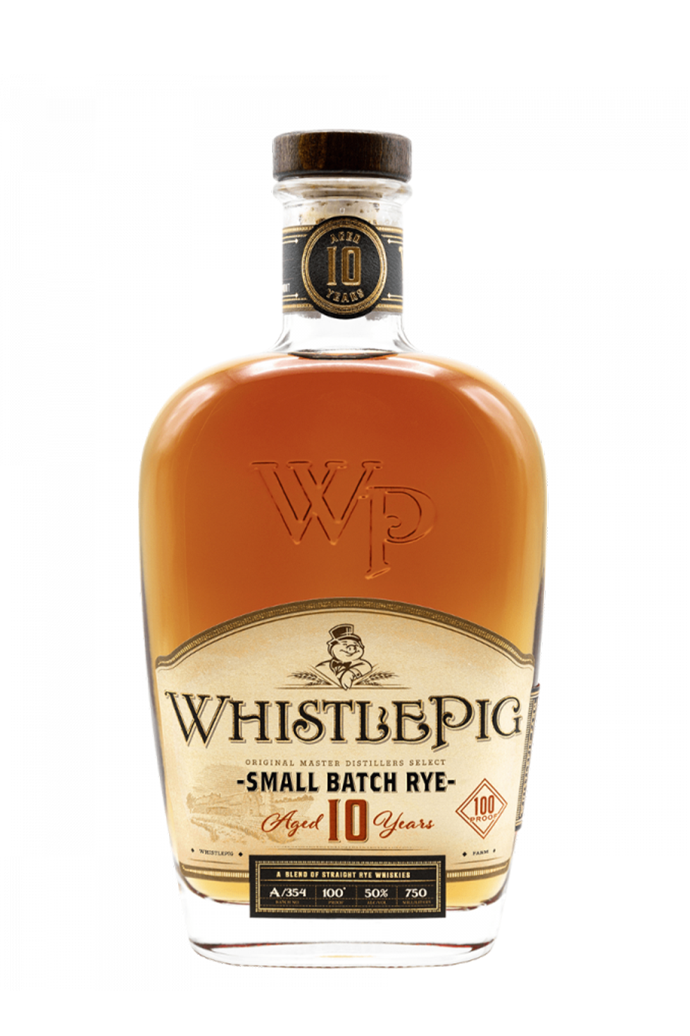 Small Batch Rye Aged 10 Years (750ml) - WhistlePig Tasting Room product image