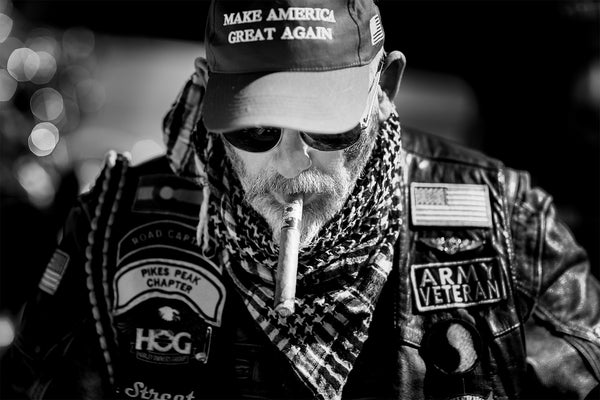 MAGA supporter attends St. Patrick's Day Parade in Colordo Springs