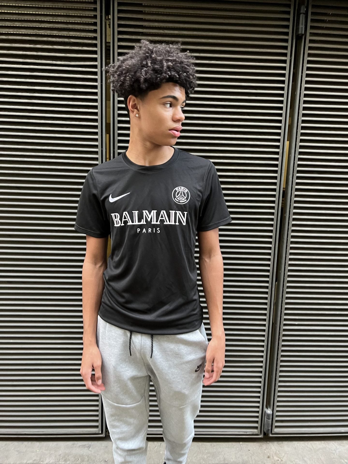 おしゃれ人気 Replica Soccer BALMAIN X 21/22-Black x PSG PSG T