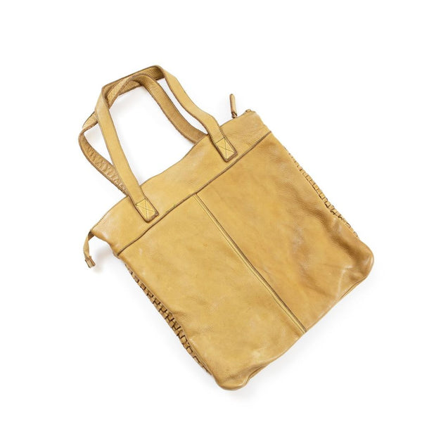 Sugarcrush Vertical yellow Print Design Tote Bag
