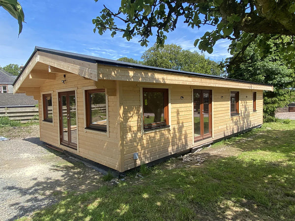 custom commercial log cabin