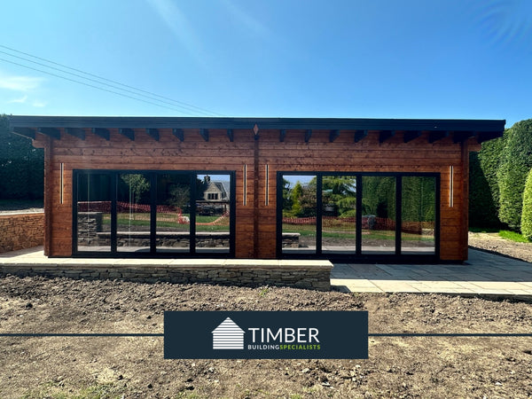 Timber Building Specialist Log Cabin For Swimspa 