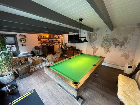 log cabin games room