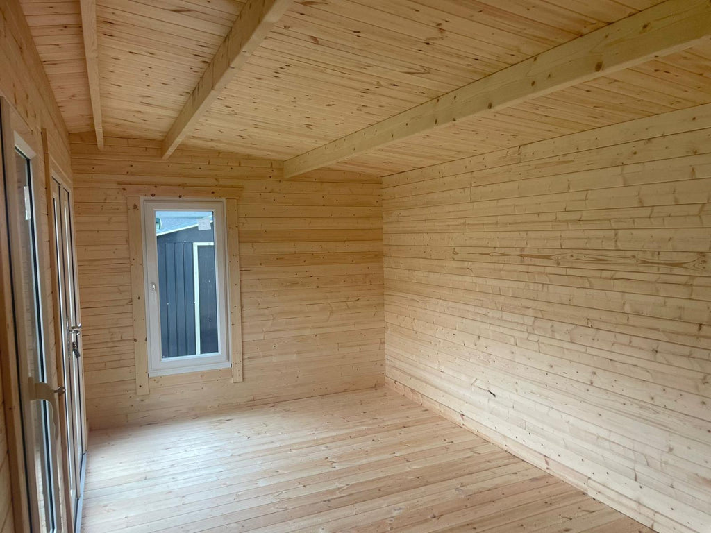 UK log cabin 5x2.4m preston  timber building specialists