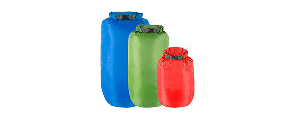 DriStore Roll Top Dry Bags - 5, 10, 15L Multipack