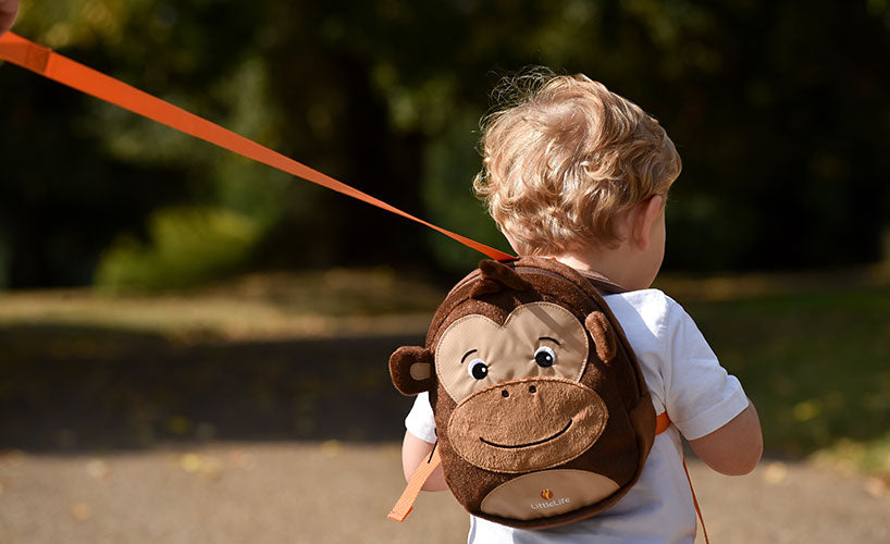 Monkey Toddler Backpack with Baby Rein