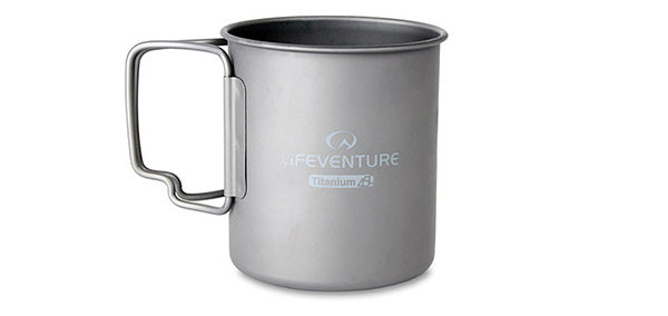 Titanium mug