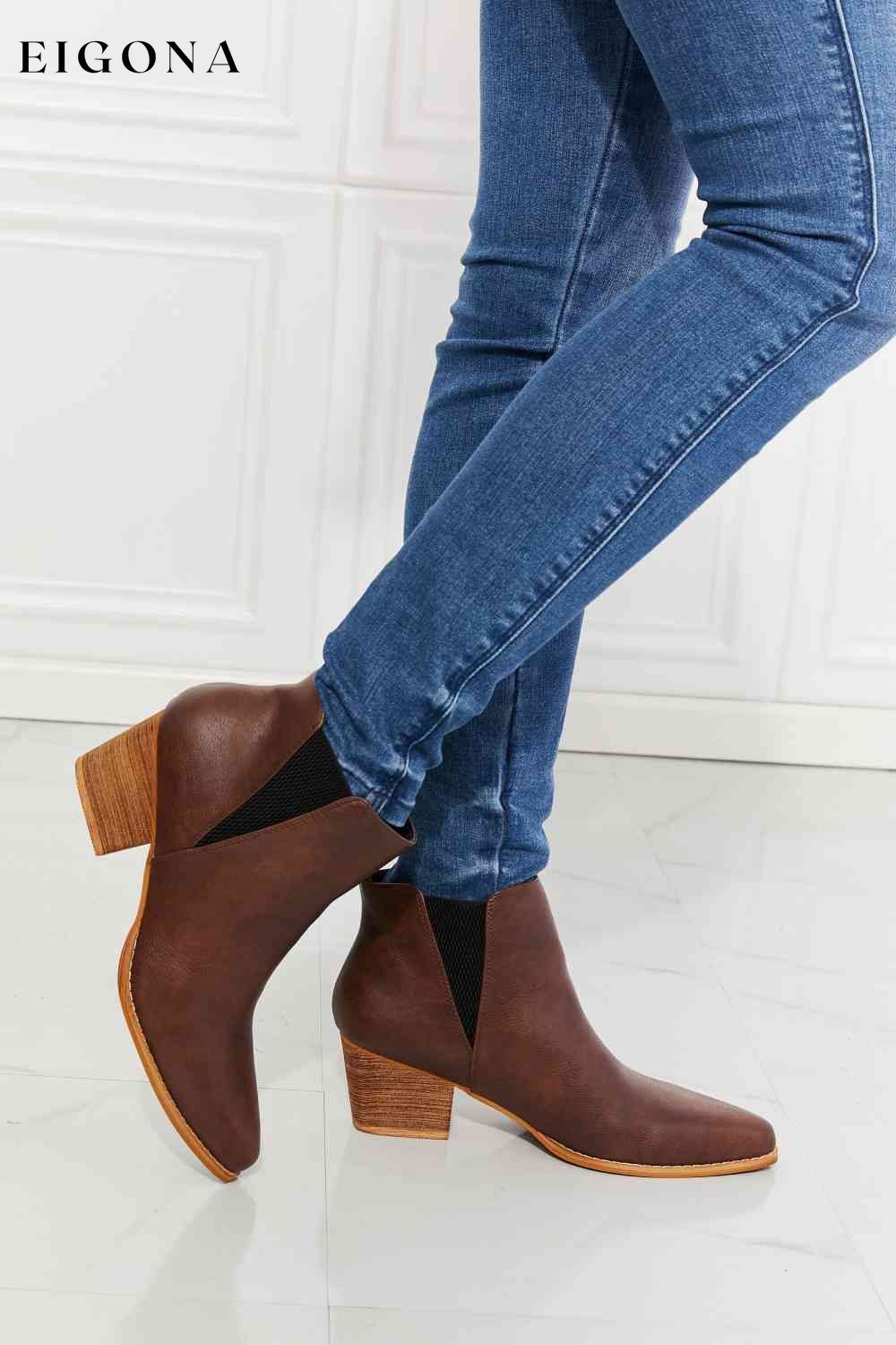 Back At It Point Toe Bootie in Chocolate