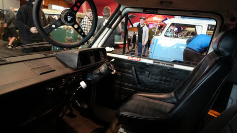 VW T3 camper bus interior shot