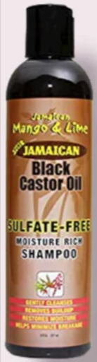 Jamaican Mango & Lime Black Castor Oil Sulfate Free Shampoo 8 Oz