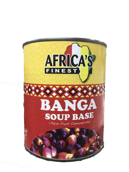 Afrikas feinste Banga-Suppe auf Basis von Palmnussfrüchten