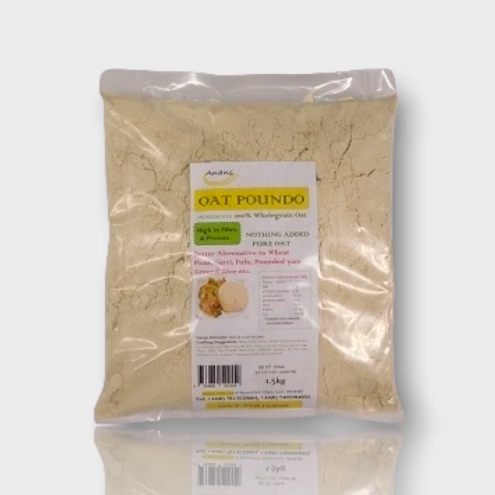 Anans OAT POUNDO, 100 % farine d'avoine complète. 1,5 kg