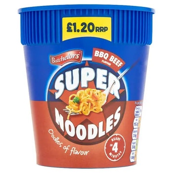 Batchelors BBQ Beef Flavour Super Noodles 75g (Case of 8)