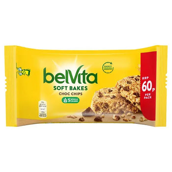 Belvita Breakfast Biscuits Soft Bakes Choc Chip 60p 50g (Case of 20)