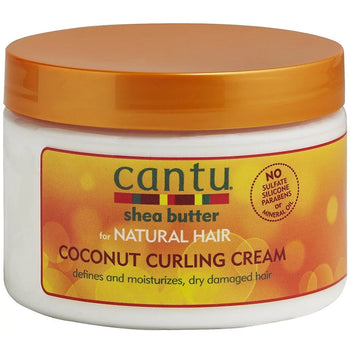Cantu Beurre de Karité pour Cheveux Naturels Crème de Curling à la Noix de Coco 340g
