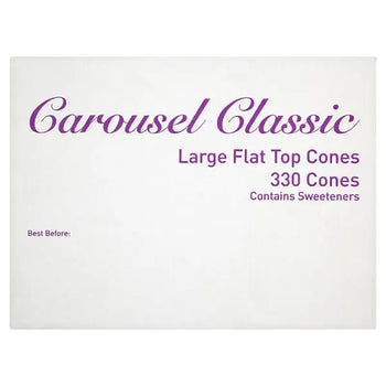 Carousel Classic Large Flat Top Cones 330 Cones