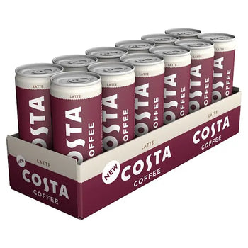 Costa Café Latte 12 canettes de 250 ml