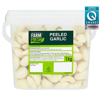 Bauernhoffrischer geschälter Knoblauch 1 kg