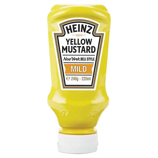 Heinz Mild Yellow Mustard 240g (Case of 8)