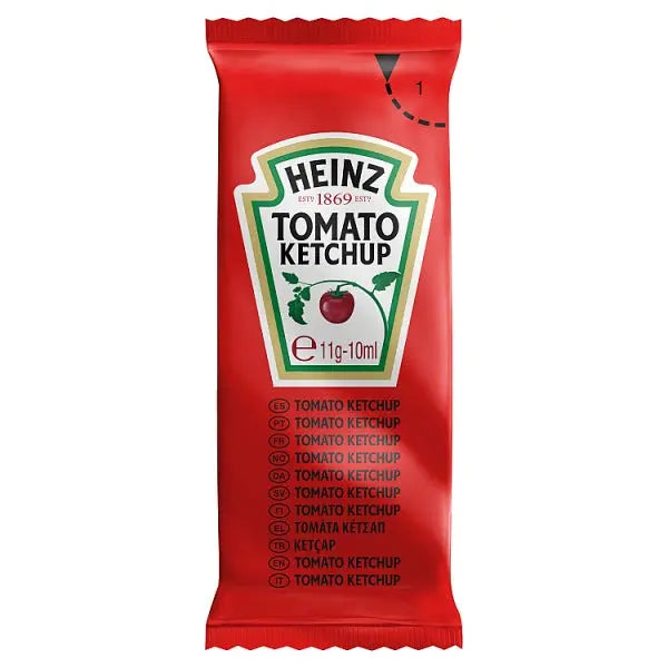 Heinz Tomato Ketchup 200 x 11g Ingredients Tomatoes