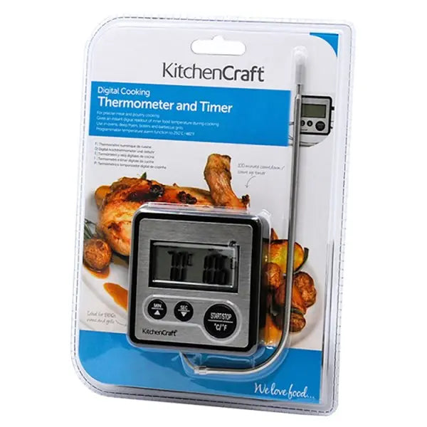 Kitchen Craft Digital Cooking Thermometer and Timer