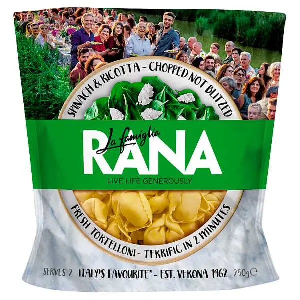 La Famiglia Rana Spinach & Ricotta Fresh Tortelloni 250g