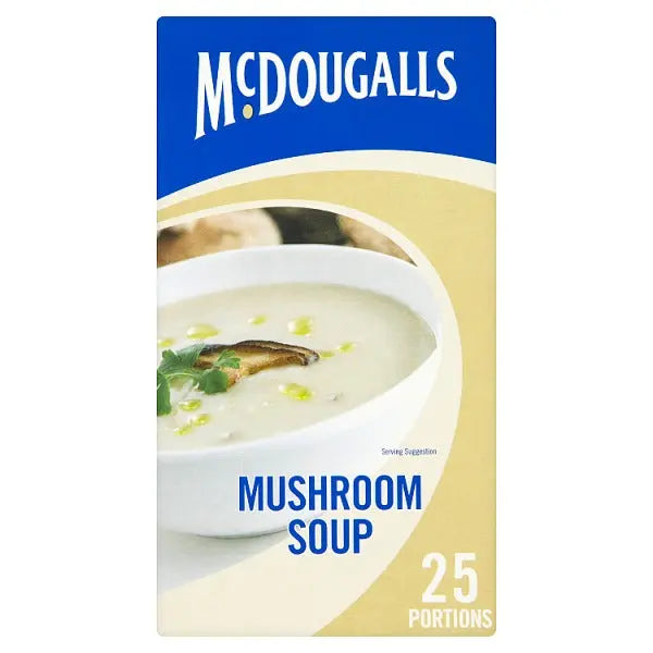 McDougalls Mushroom Soup 25 Portions 357g